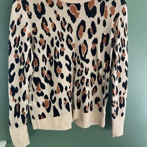 Cheetah sweater
